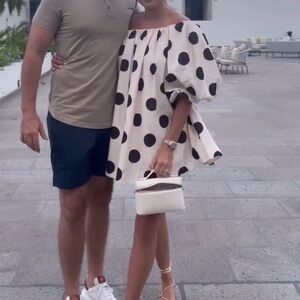 Anthropologie polka dot dress